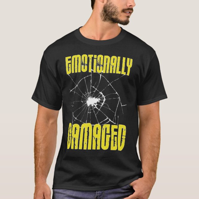 Camiseta Emocionalmente dañados (Anverso)