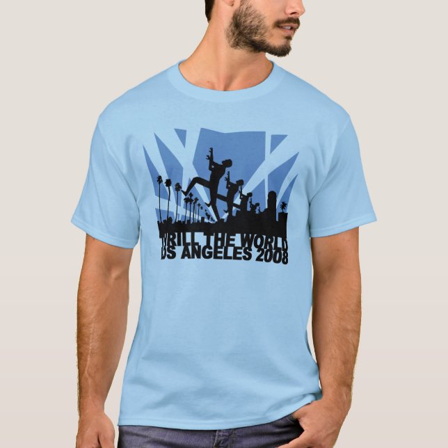 Camiseta Emocione el mundo, Los Ángeles 2008 (Anverso)