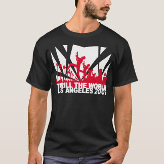 Camiseta emocione el negro 2009 del ~ de Los Ángeles del
