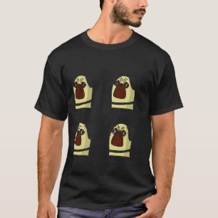 Camiseta Emociones de Pug 