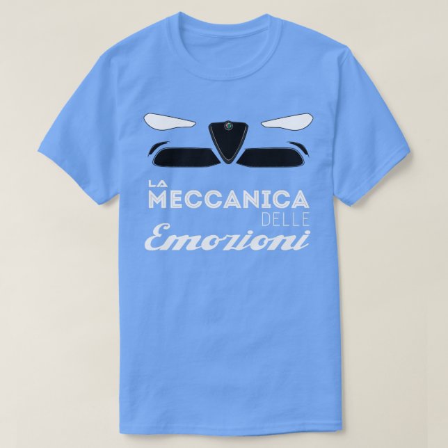 Camiseta emociones mecánicas (Diseño del anverso)