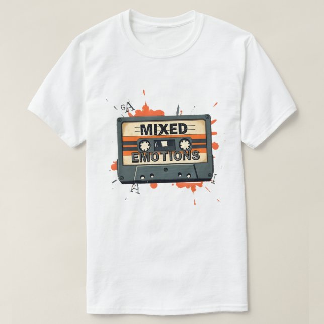 Camiseta Emociones mixtas Cassette T-Shirt (Diseño del anverso)