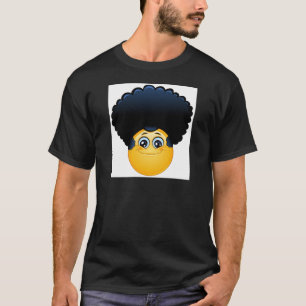 Camiseta emoji afro