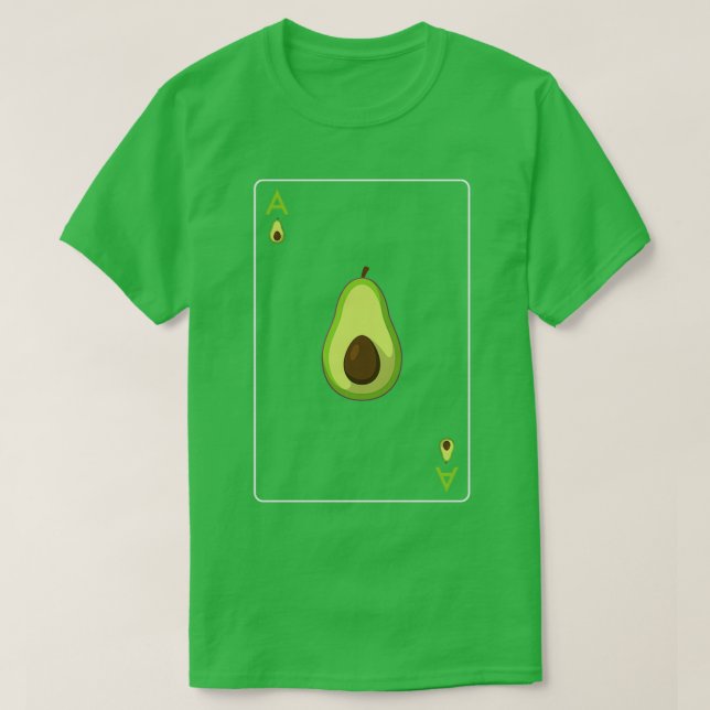 Camiseta Emoji aguacate poke (Diseño del anverso)