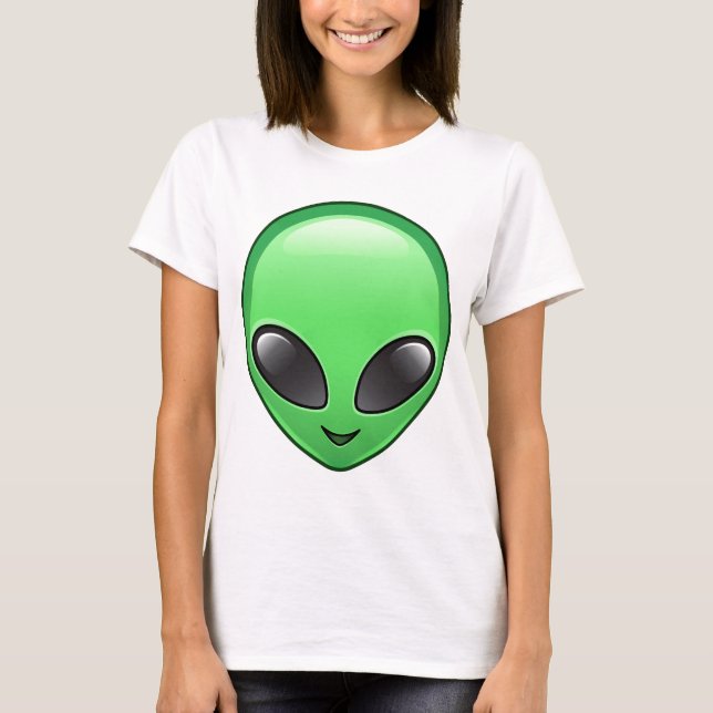Camiseta emoji alienígena (Anverso)