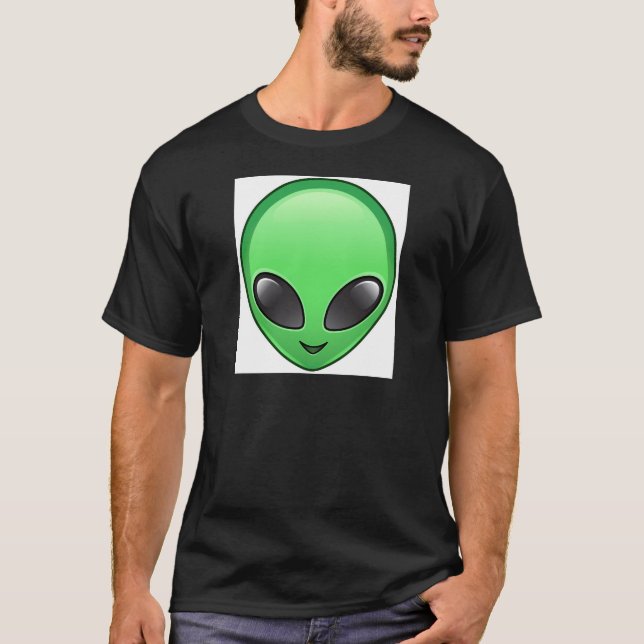 Camiseta emoji alienígena (Anverso)