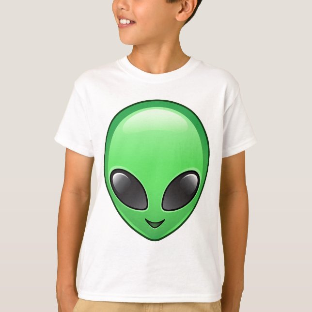 Camiseta emoji alienígena (Anverso)