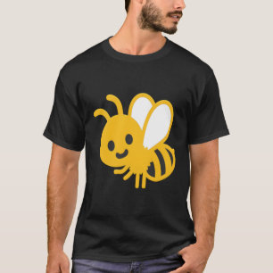Camiseta Emoji Buzzing Abeja Cuta Miel Amarilla Amarilla En