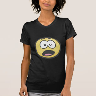 Camiseta Emoji: Cara angustiada
