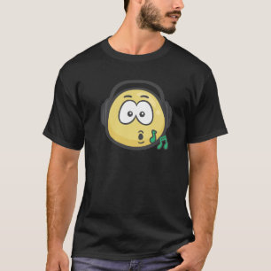 Camiseta Emoji: Cara de la música