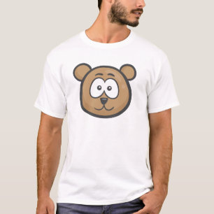 Camiseta Emoji: Cara del oso
