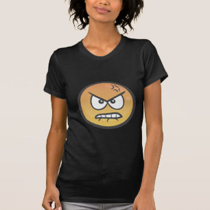 Camiseta Emoji: Cara que pone mala cara enojada