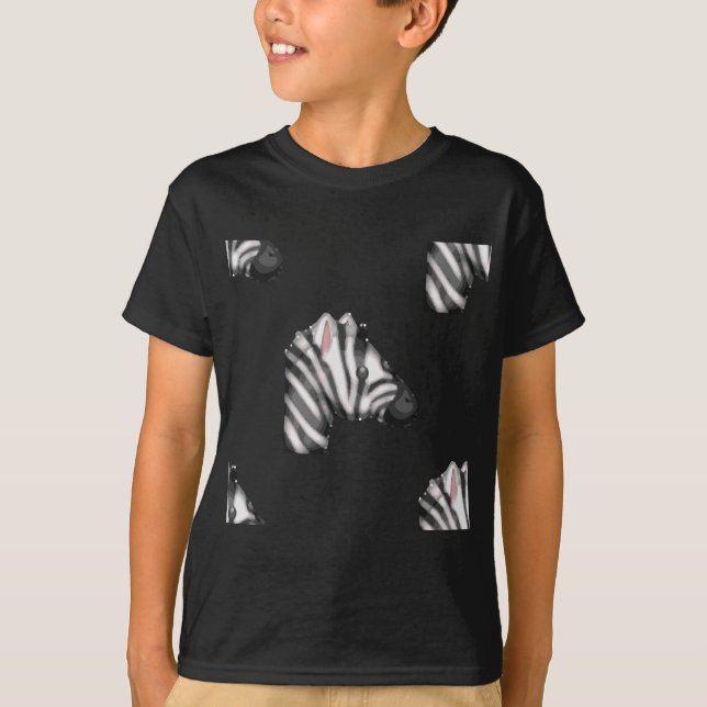 Camiseta emoji cebra (Anverso)
