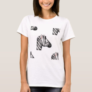 Camiseta emoji cebra