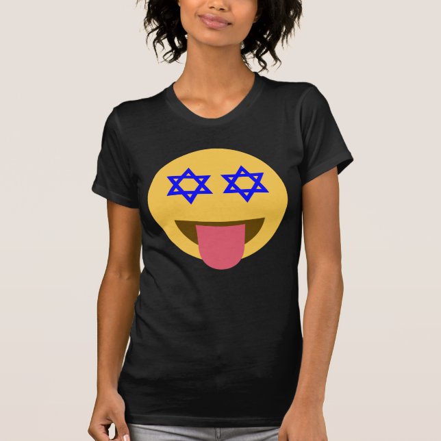 Camiseta emoji chanukkah hanukkah (Anverso)