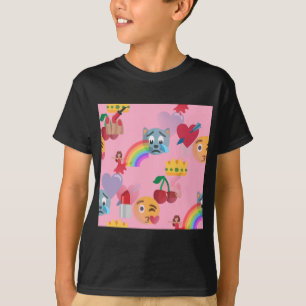 Camiseta emoji chica