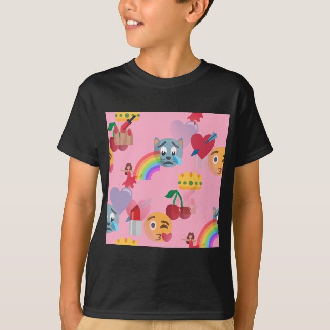 Camiseta emoji chica (Anverso)