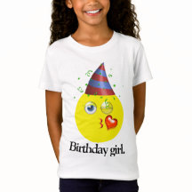 Emoji Chica de cumpleaños