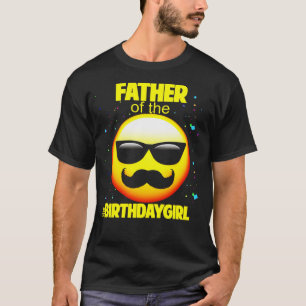 Camiseta Emoji Chica De Cumpleaños Para Papá
