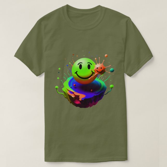 Camiseta Emoji Colors (Diseño del anverso)
