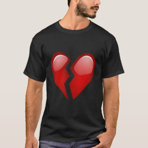 Camiseta Emoji Corazón roto Desapareciendo A Tu Amado