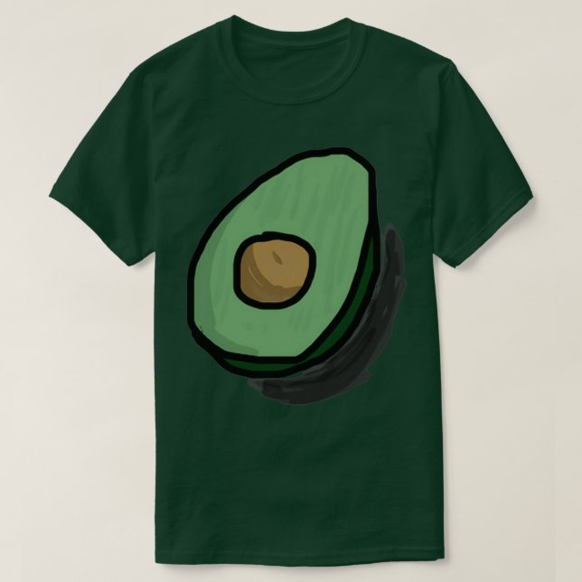 Camiseta Emoji Cute Aguacate (Diseño del anverso)