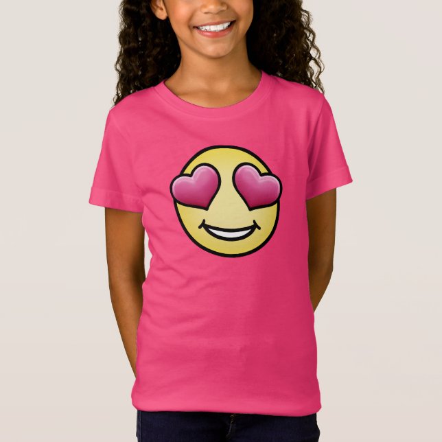 Camiseta Emoji de amor (Anverso)