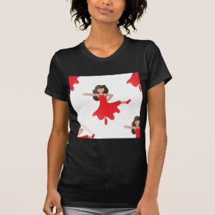 Camiseta emoji de bailarín