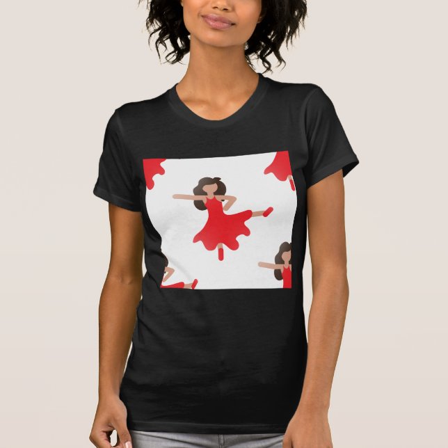 Camiseta emoji de bailarín (Anverso)