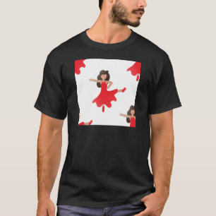 Camiseta emoji de bailarín
