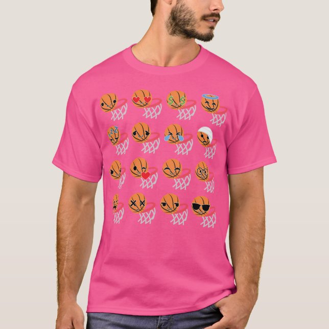 Camiseta Emoji de baloncesto (Anverso)