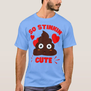 Camiseta Emoji De Caca Cuta Tan Aturadora
