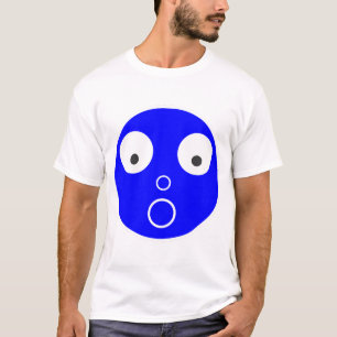Camiseta Emoji de cara divertida impactada Personalizado