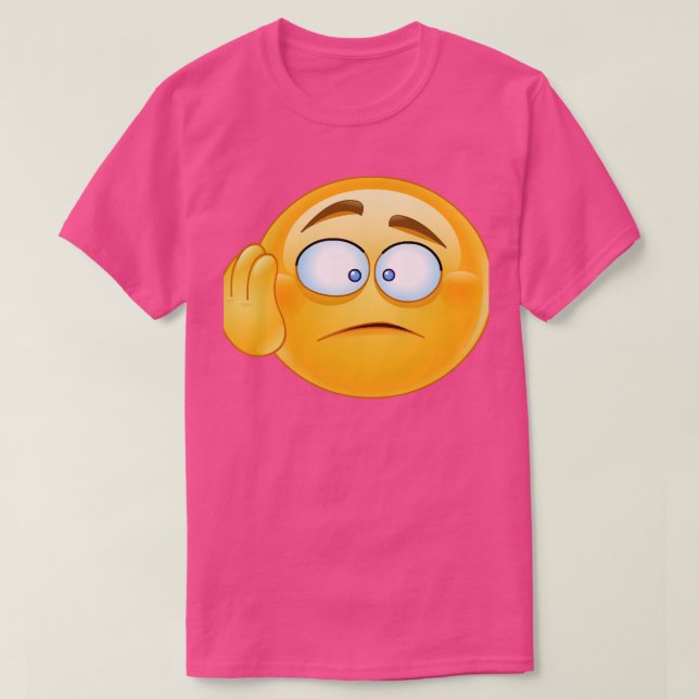 Camiseta Emoji de desaliento (Diseño del anverso)