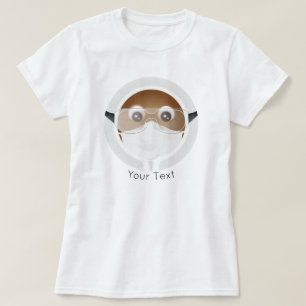 Camiseta Emoji de Doctor Afroamericano