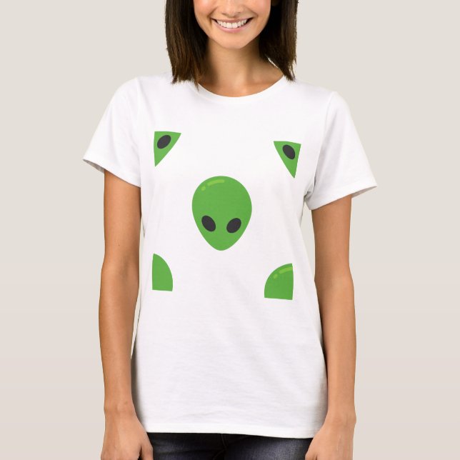 Camiseta emoji de extranjeros (Anverso)