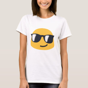 Camiseta Emoji de Gafas de Sol