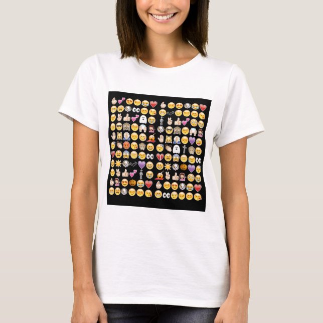 Camiseta emoji de halloween (Anverso)