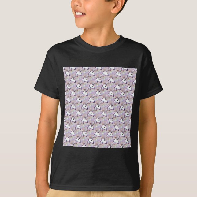 Camiseta emoji de holograma unicornio (Anverso)