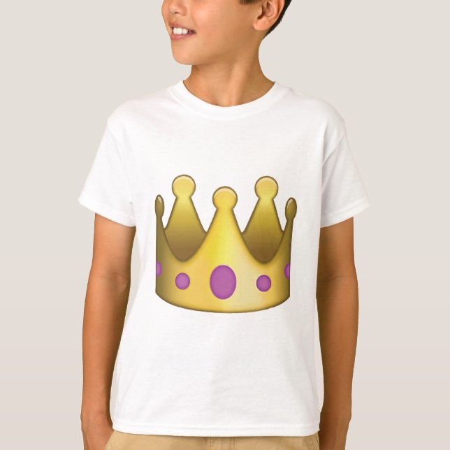 Camiseta Emoji de la corona (Anverso)