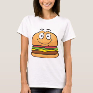 Camiseta Emoji de la hamburguesa