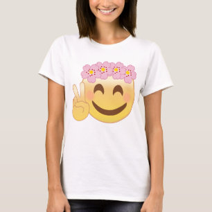 Camiseta Emoji de la paz