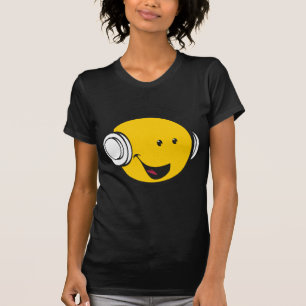 Camiseta Emoji de los auriculares