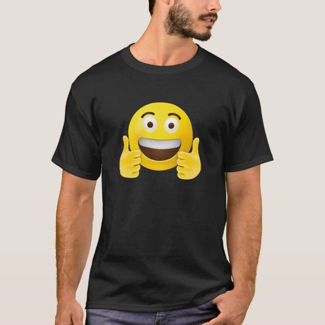 Camiseta emoji de miniaturas (Anverso)