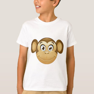 Camiseta emoji de mono