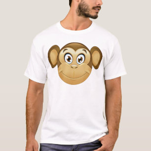 Camiseta emoji de mono