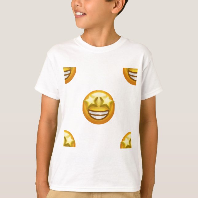 Camiseta emoji de ojos de estrella (Anverso)