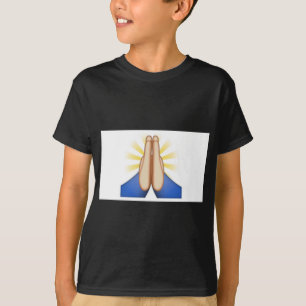 Camiseta emoji de oración