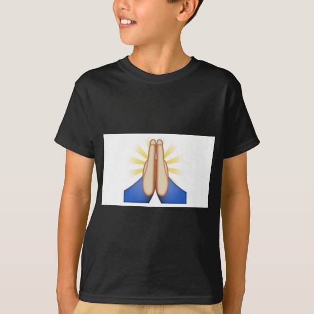 Camiseta emoji de oración (Anverso)