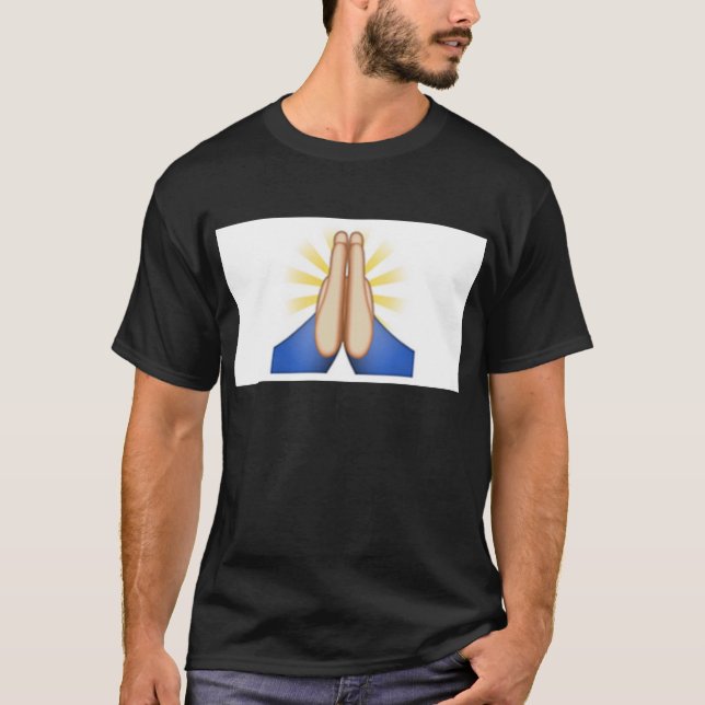 Camiseta emoji de oración (Anverso)
